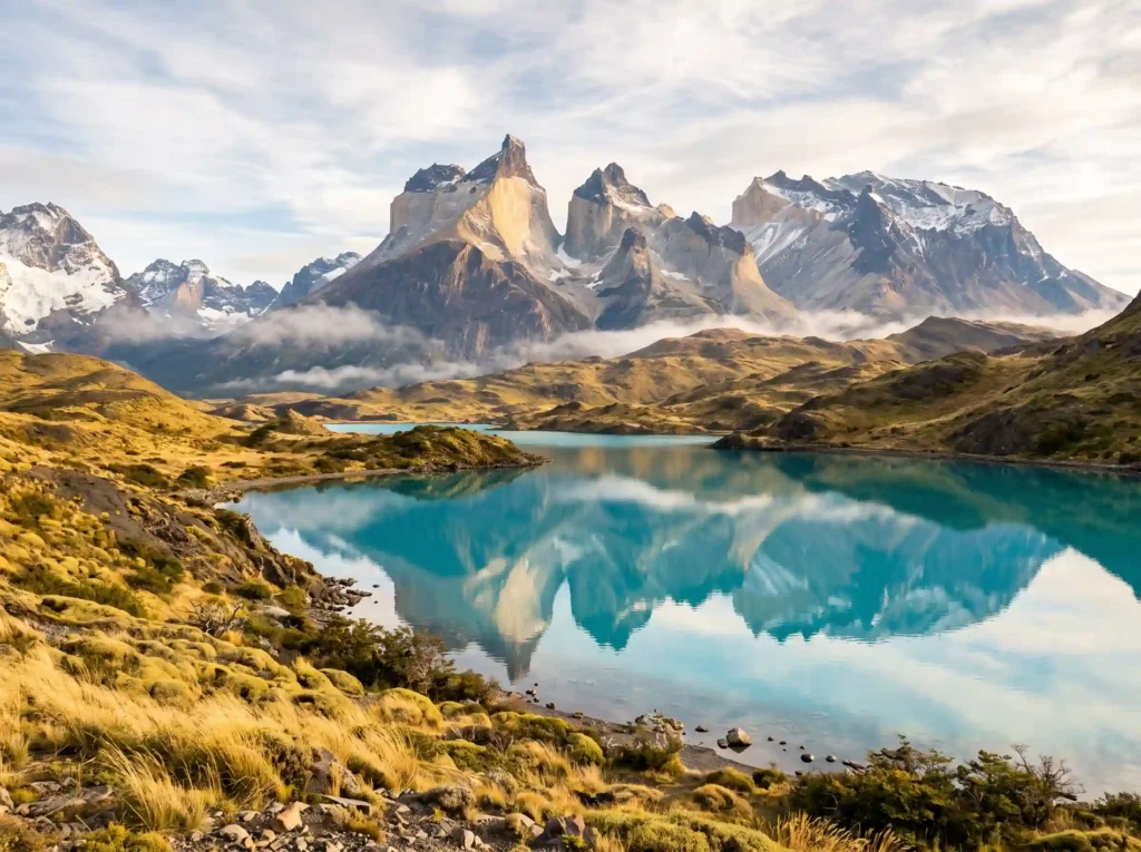 The dramatic granite towers of